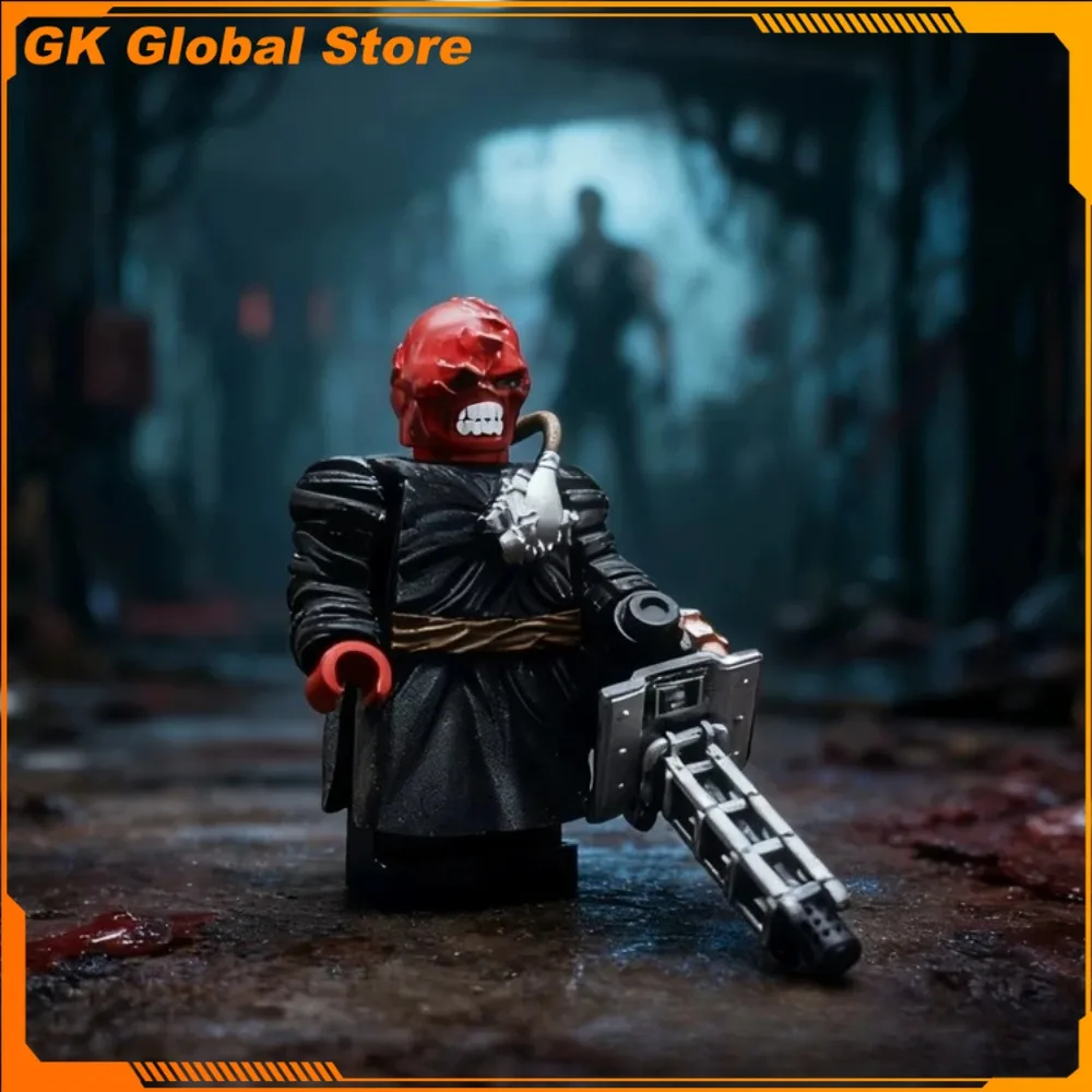 Monster Zombie Anime Figure Peripheral Model Assembling Building Blocks Statue Desktop Decoration Ornaments Birthday Gift Toys