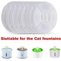 6/12Pcs Replaced Activated Carbon Contton Filters For Cat Pet Dog Water Fountain Drinking Dispenser Filter Replacement