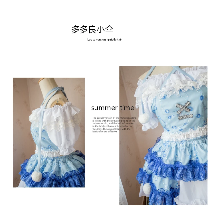 جديد Mooyiyi cos Project Tatara Kogasa أزياء تنكرية للهالوين وعيد الميلاد لعب الأدوار فستان كوميدي للحفلات جديد مخصص