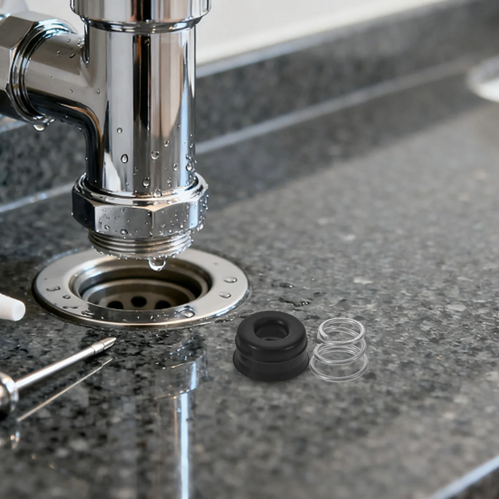 

8 шт., комплект для ремонта пружин для сидений смесителя, запасные части для остановки утечек, запасные части для кухни, ванной комнаты, клапан для крана, ремонт, обслуживание