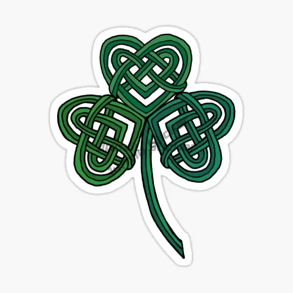 Ireland Lucky Shamrock Vinyl Self Adhesive Decal Ireland Irish Sticker for Car Trucks Vans SUVs Laptops