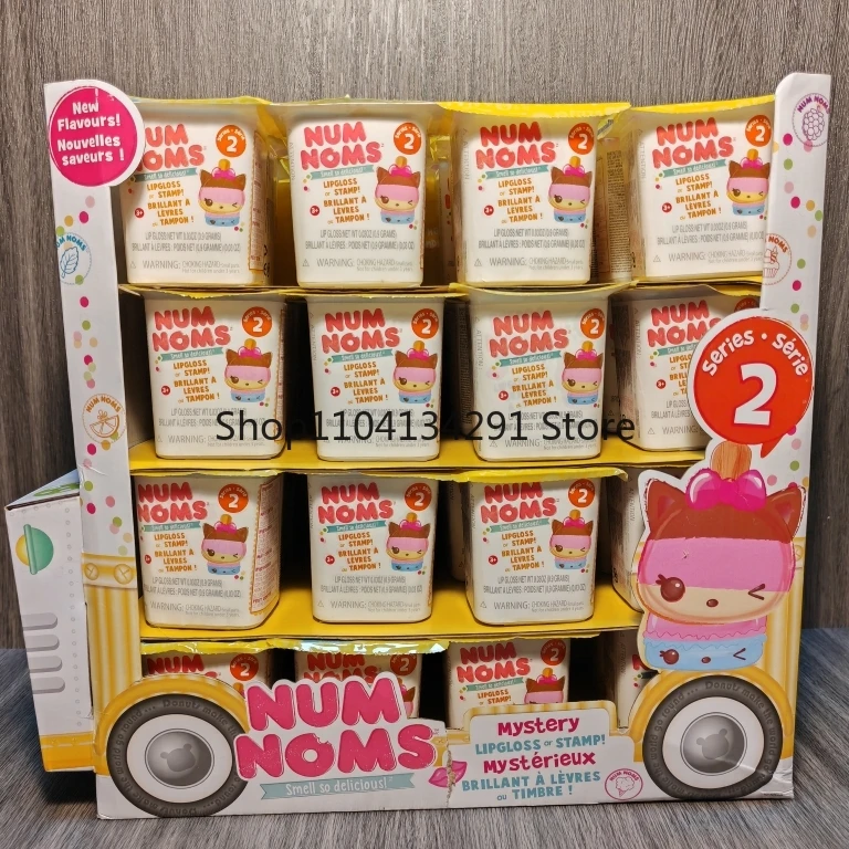 Original Num Noms Smell So Delicious Scented Series 2 Mystery Packs Lipgloss or Stamp Kawaii Surprise Toys for Girls Gift