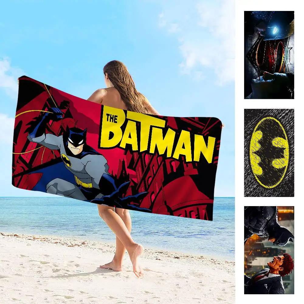 B-Batmans رجل كبير ستوكات مناشف الشاطئ منشفة سريعة الجافة الرمال مناشف الشاطئ منشفة بركة للسفر حمام سباحة اليوغا
