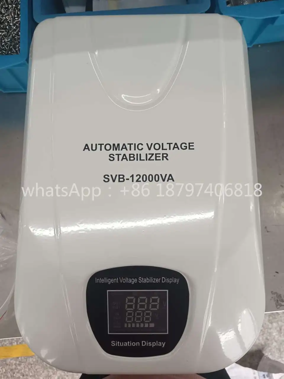 High Quality SVB Servo Type Voltage Stabilizer 5KVA 10KVA 12KVA Single Phase 220V Voltage Regulator for Stable Power Supply