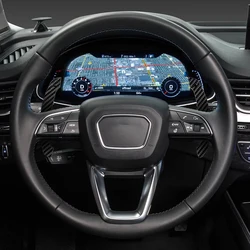 Compatible for Audi A Series: 1 2 3 4 5 8  Series: Q2-8 s1-5 Steering Wheel Shift Paddle Magnetic Carbon Fiber Paddle Shifter