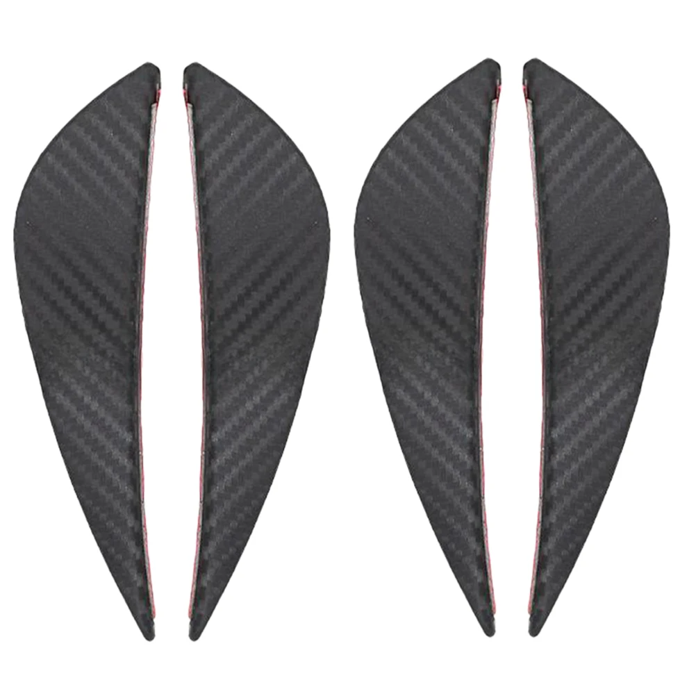 

4Pcs Durable Car Rear Spoiler Simple Design Modern Appearance Vehicle Modification Part Automotive Decoration Car Spoiler