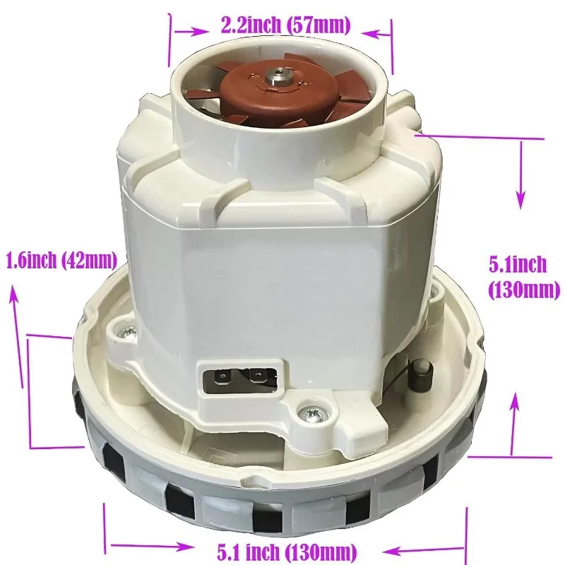 مجموعة توربينات شفط المحرك لـ Festool CTL26E/CTL 36E Mirka 1242 AC 1200W مكنسة كهربائية 467.3.414/467.3.402-3/467.3.402-6