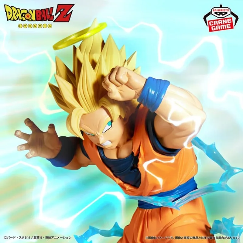 

Оригинальная фигурка Bandai BANPRESTO Dragon Ball Z MATCH MAKERS Super Saiya 2 Goku VS Majin Vegeta, аниме-модель, игрушки в подарок