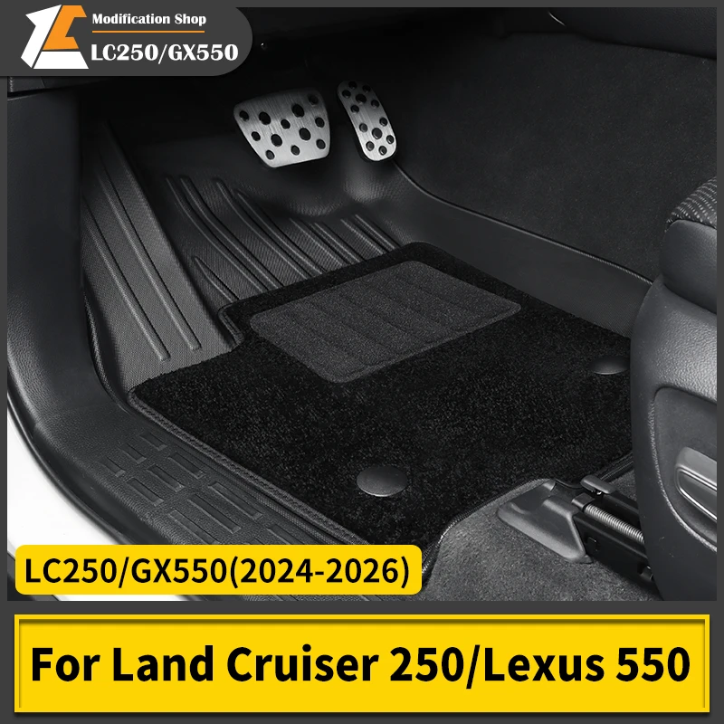 For Toyota Land Cruiser 250 2024 2025 Prado LC250 1958 Floor Mats/Trunk Mats Interior upgraded Accessories Modification Tuning