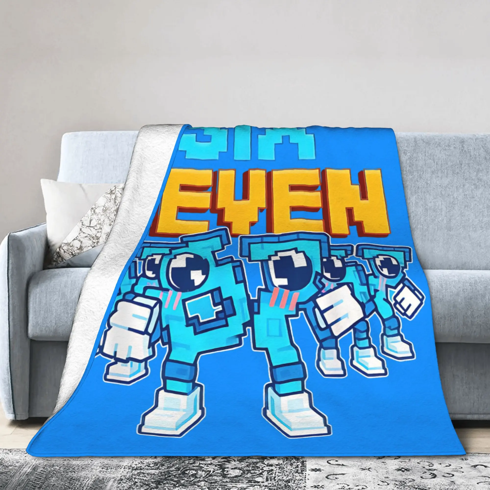 سرقة Brainrot ستة سبعة 67 الإيطالية Brainrot الألعاب بطانية غطاء الصوف فائقة النعومة رمي بطانية للسرير غرفة نوم لحاف #2