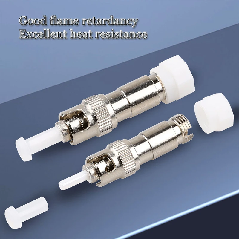 FC/UPC to ST/UPC Optic Fiber Adapter  Flange Fast Connector Coupler Single-Mode Fiber Quick Connector Cold Connection Tools