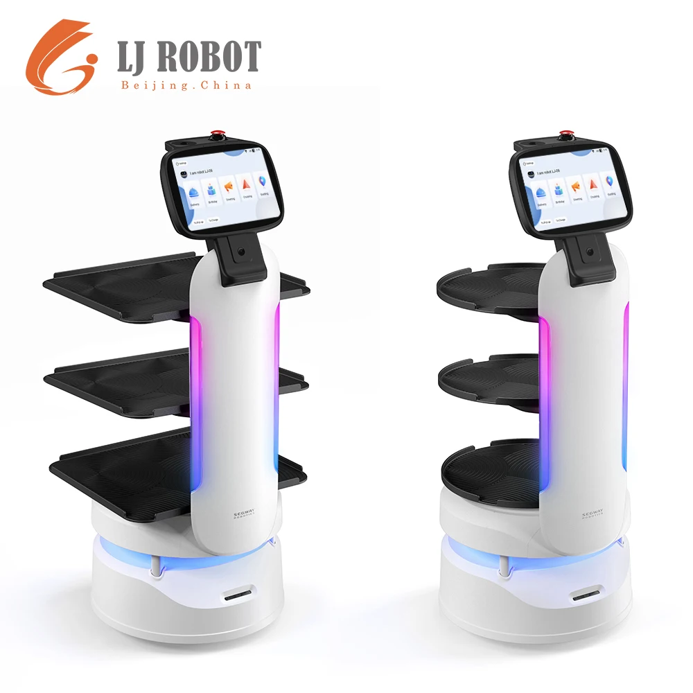 Commercial Food Delivery Robot AI Powered and Reliable for Hospitality Industry
