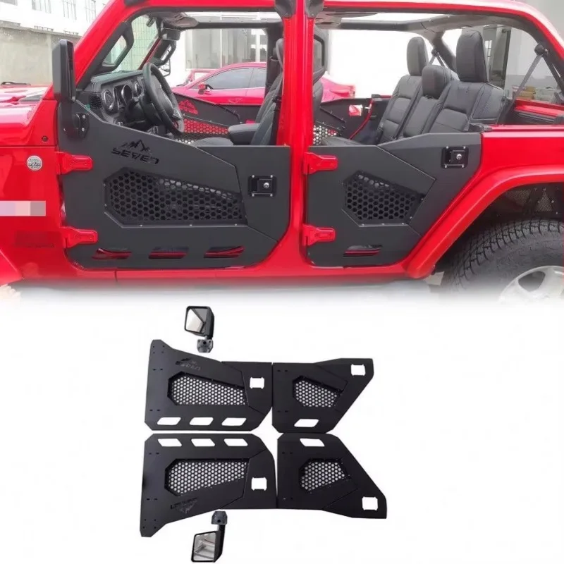 

Zuimi High-end Gobison 2/4 Half Door Steel Tube Doors With Mirrors For Wrangler JK/JL Half Door