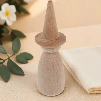 Wooden Peg People Blank Unfinished DIY Painting Crafts Sand Table Decoration Kids Art Supplies Creative Home Decor view 6