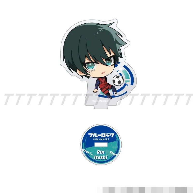 Game Itoshi Rin Chigiri Hyoma Bachira Meguru Nagi Seishiro Acrylic Stand Doll Anime Mini Figure Model Plate Cosplay Toy for Gift