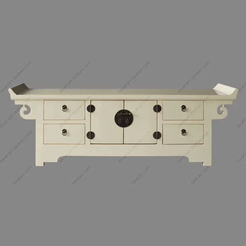 

TAO Chinese Retro Bedroom Solid Wood Small Apartment Side Cabinet Locker