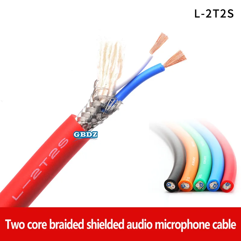 

1-30 Meter CANARE L-2T2S Japan two-core Braided Audio Cable High-Quality Microphone Connection Signal Cable Microphone Cable