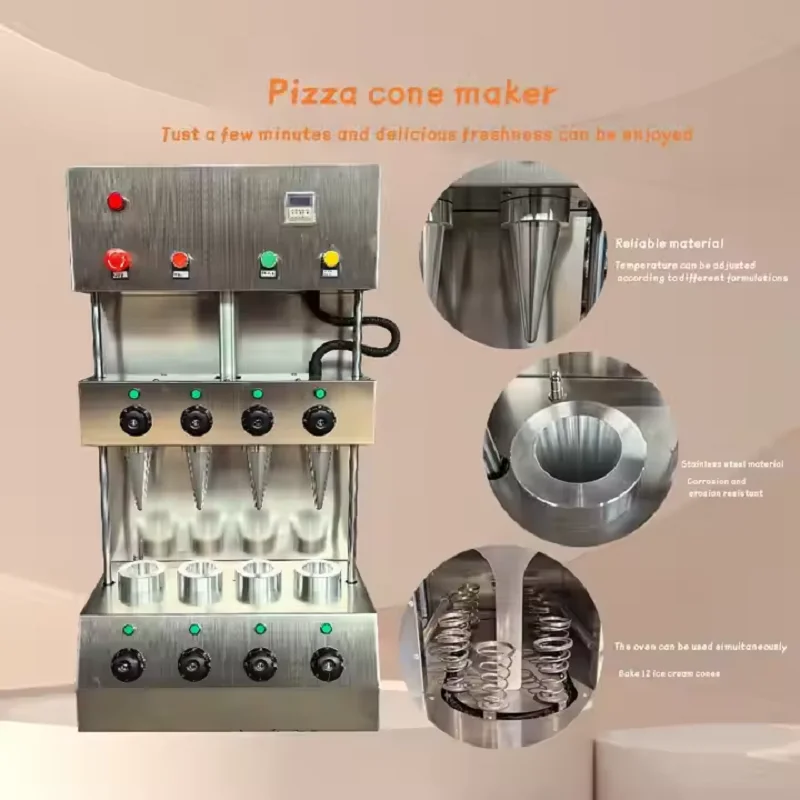

Original Pizza Cone Making Machines Automatic Machinery Pizza Cone Oven
