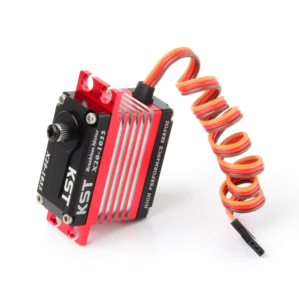 2026 Kst X20-1035 محرك سيرفو بدون فرش تيار مستمر 12 كجم. سم 0.030 ثانية Rc نموذج ذيل تروس معدني رقمي لفئة 500 -800 Rc Par #2