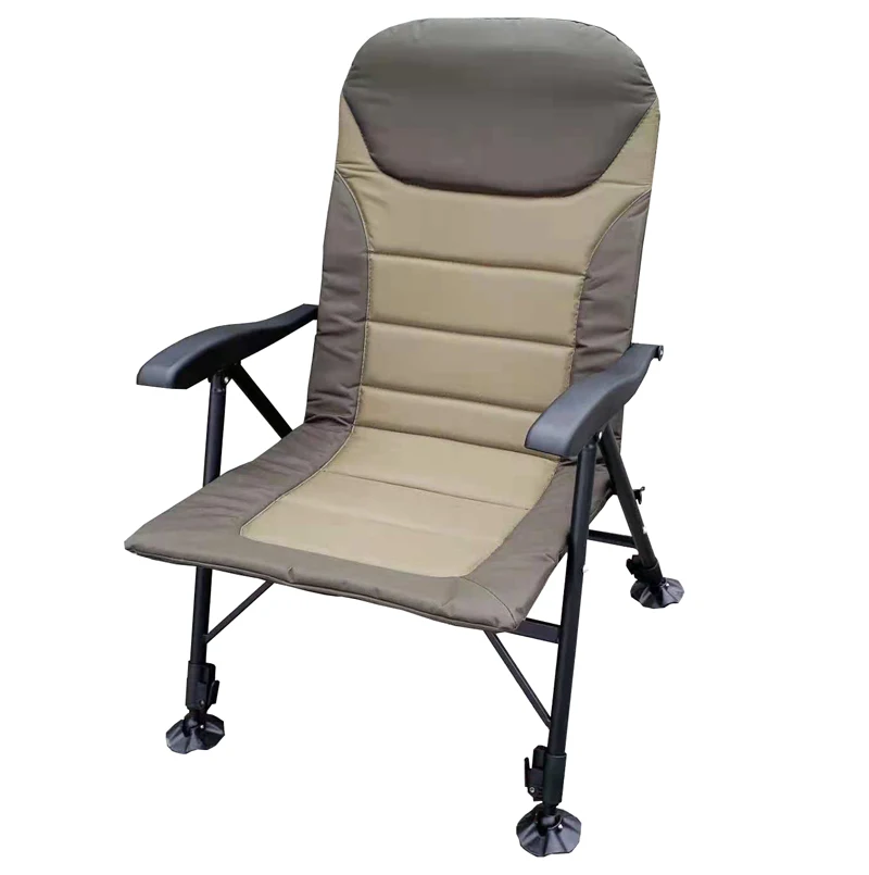 

Fishing Chair Carp Camo Recliner Europe Delux Fishing Chair
