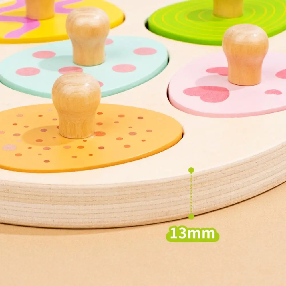 Деревянный колышек, деревянный пазл с динозавром для раннего обучения, развивающие животные, домино, игрушка-головоломка для дошкольников, пазлы Монтессори для малышей