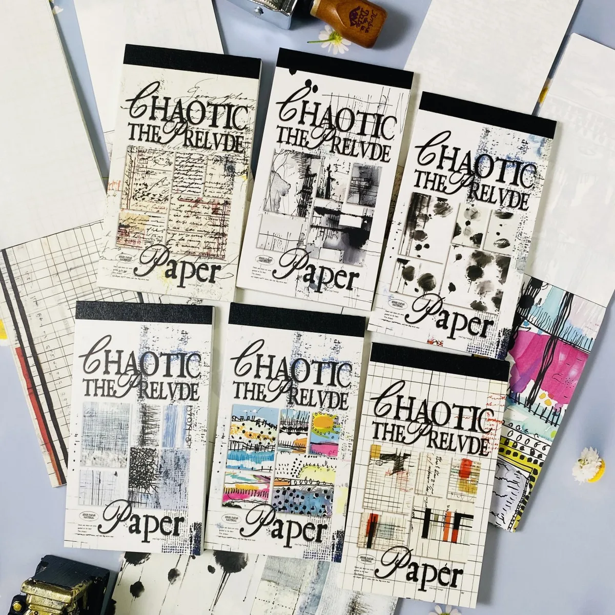 Journamm 40 Blatt Vintage-Scrapbook-Papier, nicht klebendes Bastelpapier für DIY-Tagebücher, Scrapbook-Verzierungen