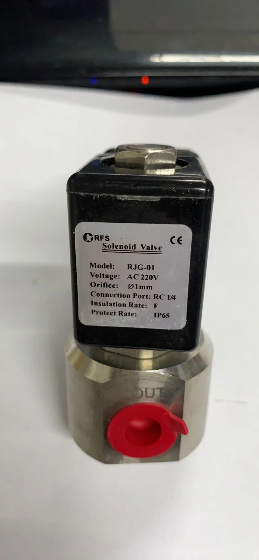 RFS solenoid valve RJG-01/RJG-06 flue gas calibration AC220V