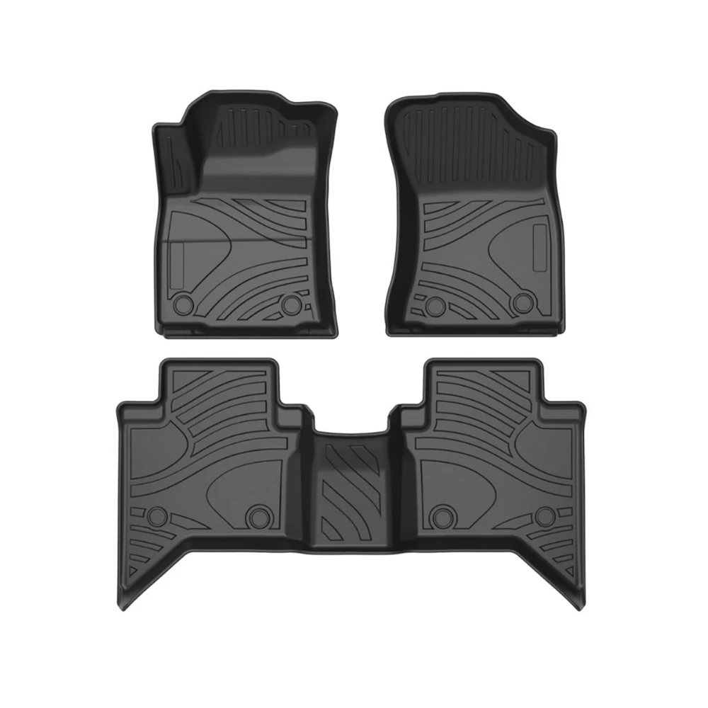 For Hilux 2015-2021 Eco-friendly TPE Foot Pad Non Toxic Waterproof Non-slip Car Floor Mat The Left Driving Car Floor Carpet Mat