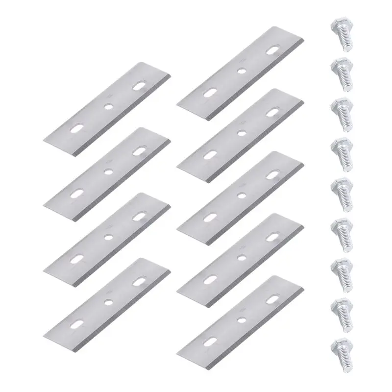 AB41-For ALKO Robolinho Smart Lawn Mower 9PCS Lawn Robot Blade Replacement With Screws Electric Mower Blades