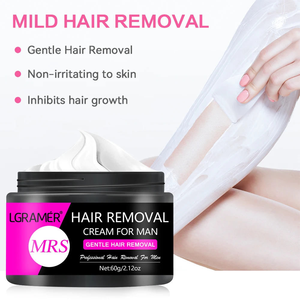 Painless Hair Removal Cream for Armpits, Body, and Leg Hair Non Irritating Health Beauty Hair Removal Body Cream Care for Women