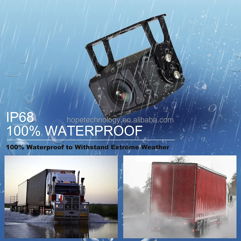 1080P AHD 자동차 후방 카메라 방수 후방 카메라 주차 보조 넓은 시야각 야간 시야 트럭 버스 카메라