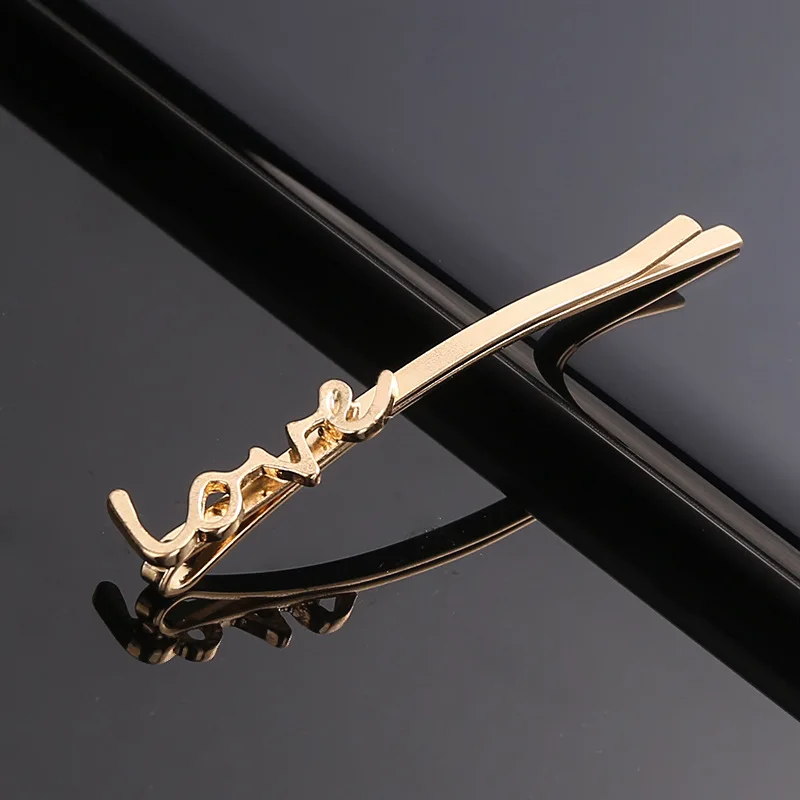 2022 New V1PC 4 Words Hairpin Metal Smile Happy Love Alloy Barrettes Bobby Hair Clips Pin Styling Tool Women Girls Gold/Silver