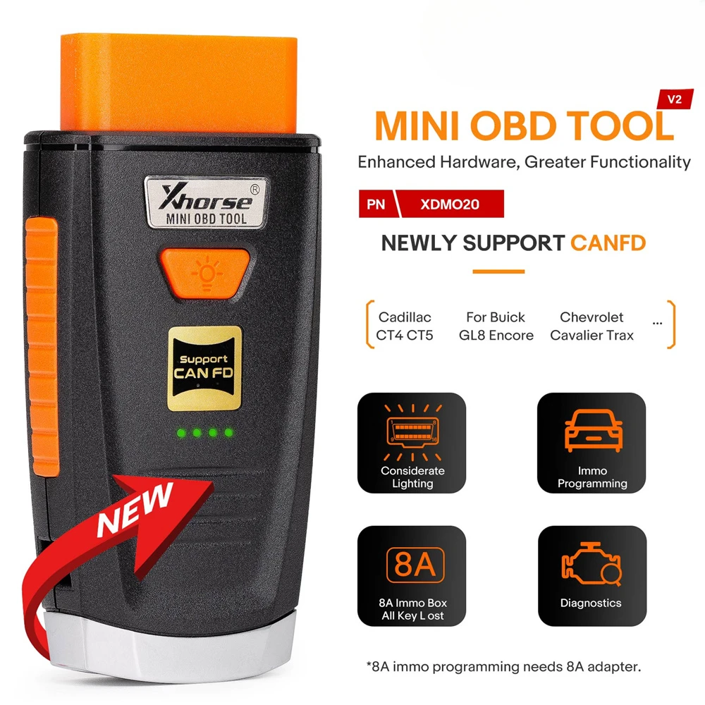 Xhorse XDMO20 VVDI MINI Tool V2 программатор иммобилайзеров с поддержкой CAN FD