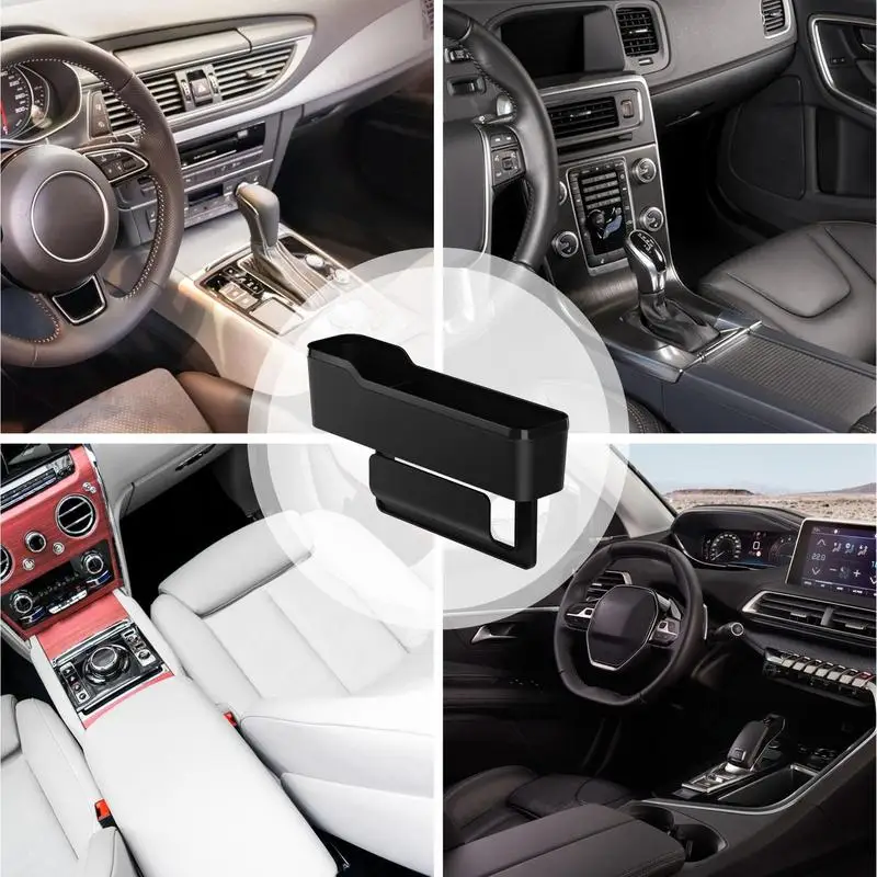 Scatola portaoggetti staccabile per fessure per seggiolino auto, spazio per sedile, tasca a fessura, organizer universale per seggiolino auto, chiave per telefono