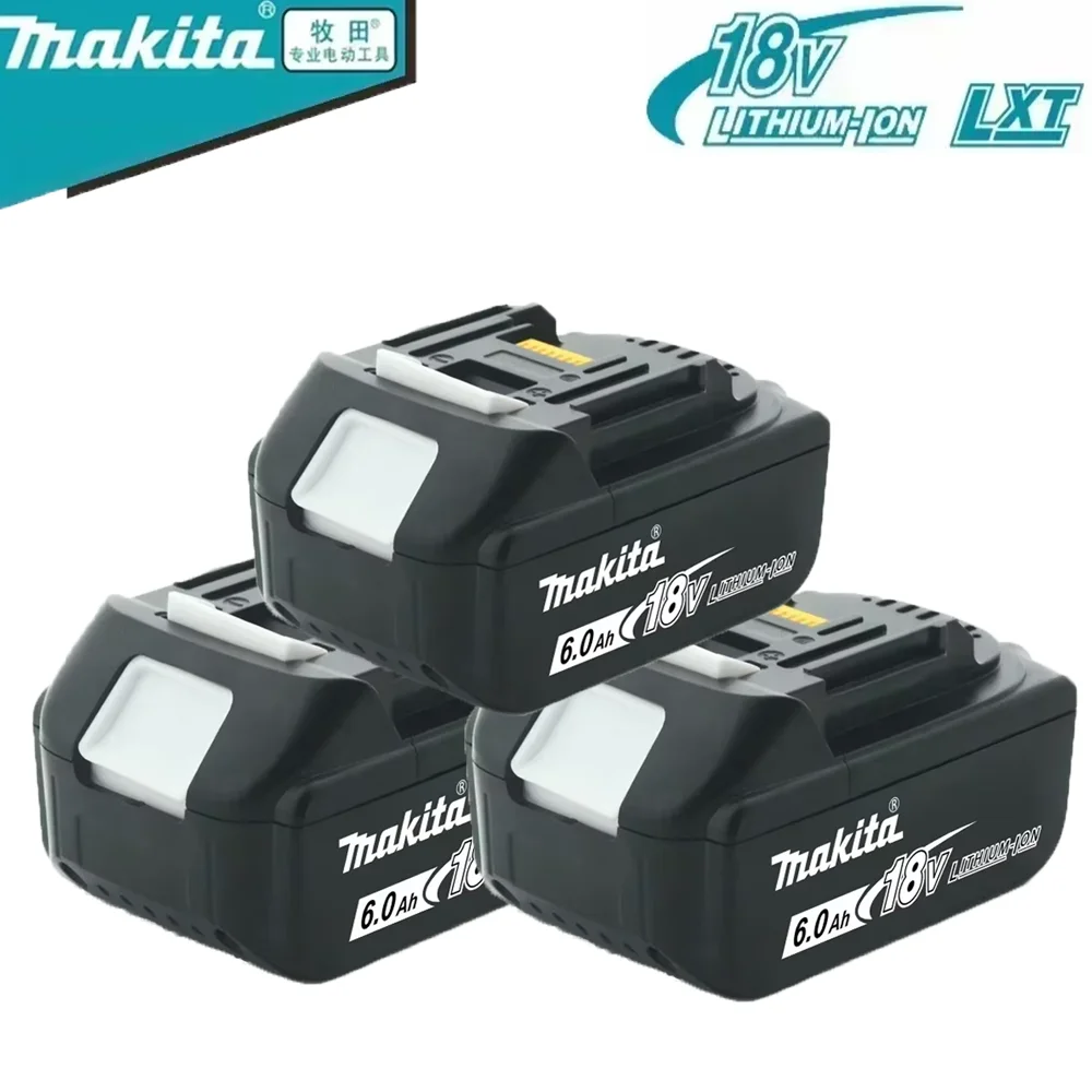 3C gecertificeerde 18V Makita/6Ah/5Ah batterij voor het vervangen van 18V Makita Power Tools BL1830B BL1850B BL1860B BL1815 lithiumbatterij