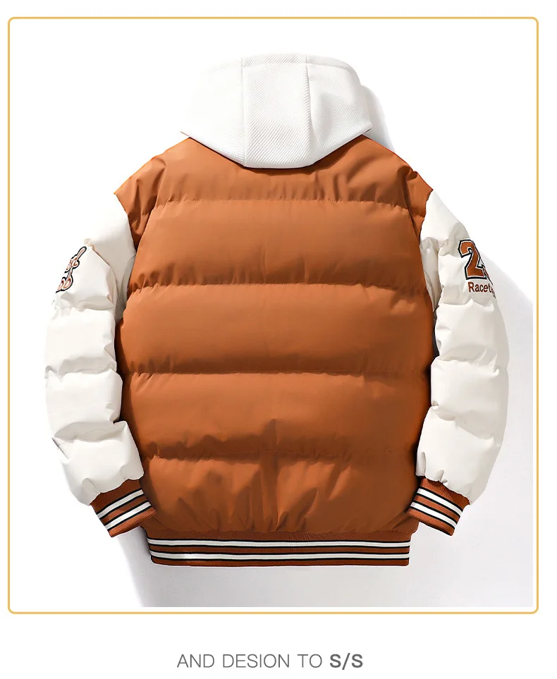 2026 Winter New High Quality Cotton-padded Jacket Men's Women's Large Street Clothing Cotton-padded Jacket Men's Coat Clothing