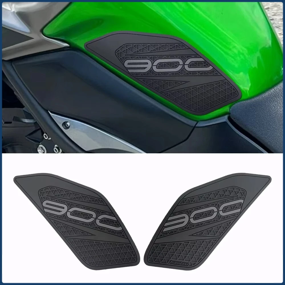 

Motorcycle Stickers For Kawasaki Z900 2017-2025 Motorcycle Ornamental Side Tank Pad Knee Protection