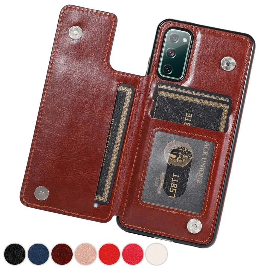 

Wallet Double Button Leather Case For Samsung Galaxy A04s A10 A11 A12 A13 A14 A21s A33 A40 A50 A51 A52 A53 A54 A70 A71 A72 A73