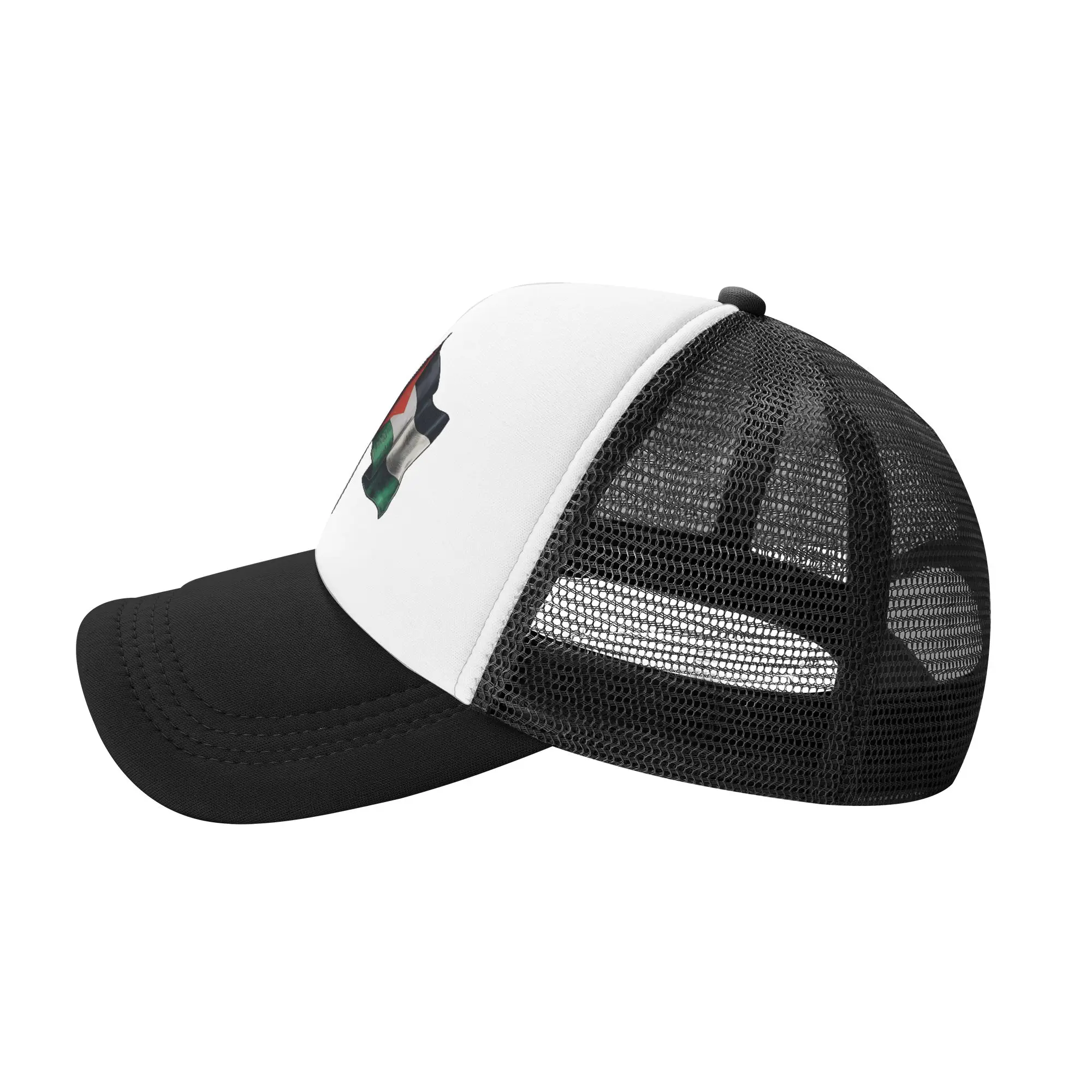 Summer Sun Hats Palestine And Lebanon Flags  Baseball Cap Sun  Adjustable Design Trucker Hat Female Male Vintage Baseball Caps view 3
