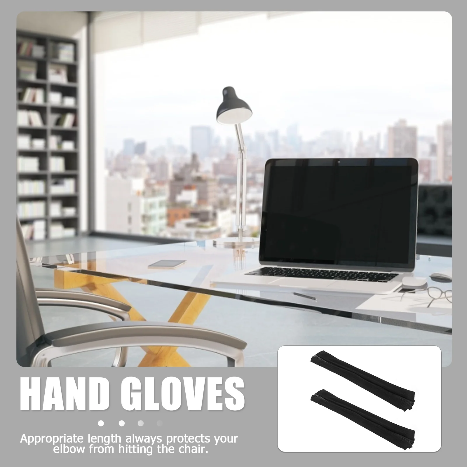 

1 Pair Chair Armrest Pads Black Comfortable Elbow Support Cover For Office Gaming Dining Chairs Armrest Cushion Handle Covers