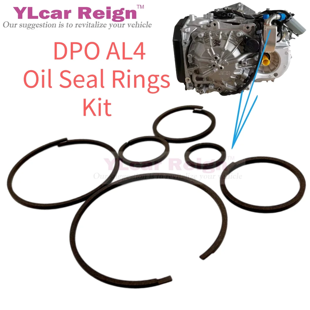 

AL4 DPO DP0 Automatic Transmission Gearbox O-rings Sealing Ring Oil Seal Rings Kit 256503 230456 256504A 251515 for Peugeot Car