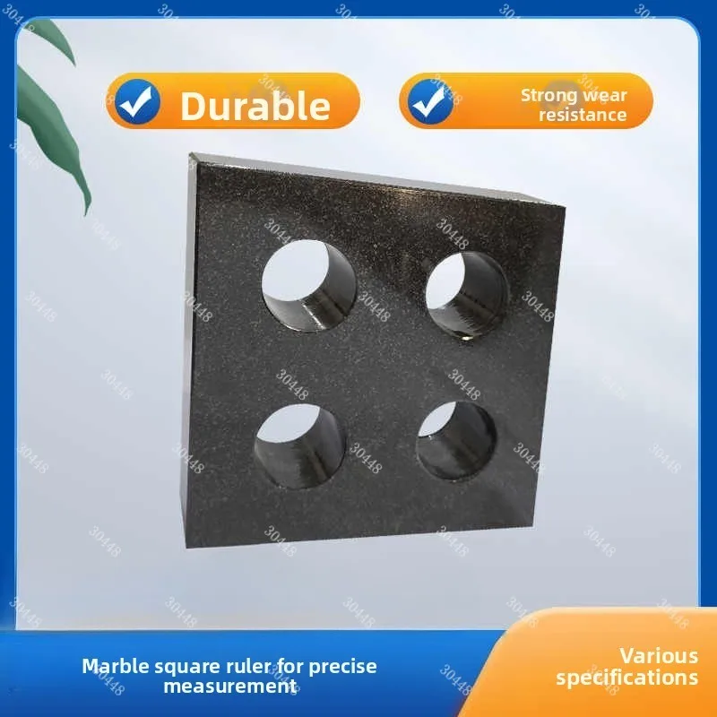 Marble Square Ruler Jinan Qing High Precision Square Gauge 00 Grade Machine Tool Verticality Inspection Detection Right Angle