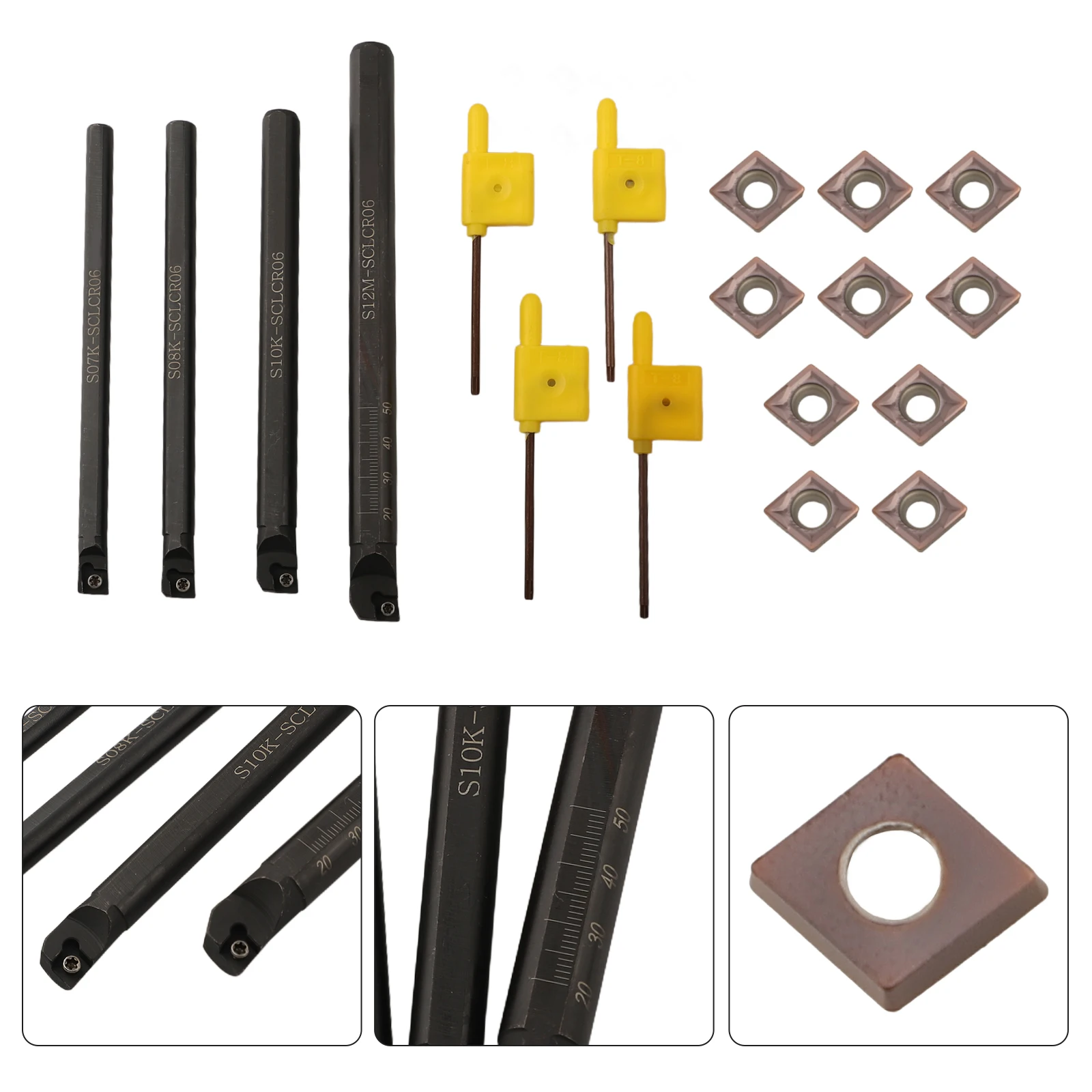 

As Shown In The Picture Turning Tool Tool Replacement Tool Holder Set Manual Inspection Semi-finishing Performance