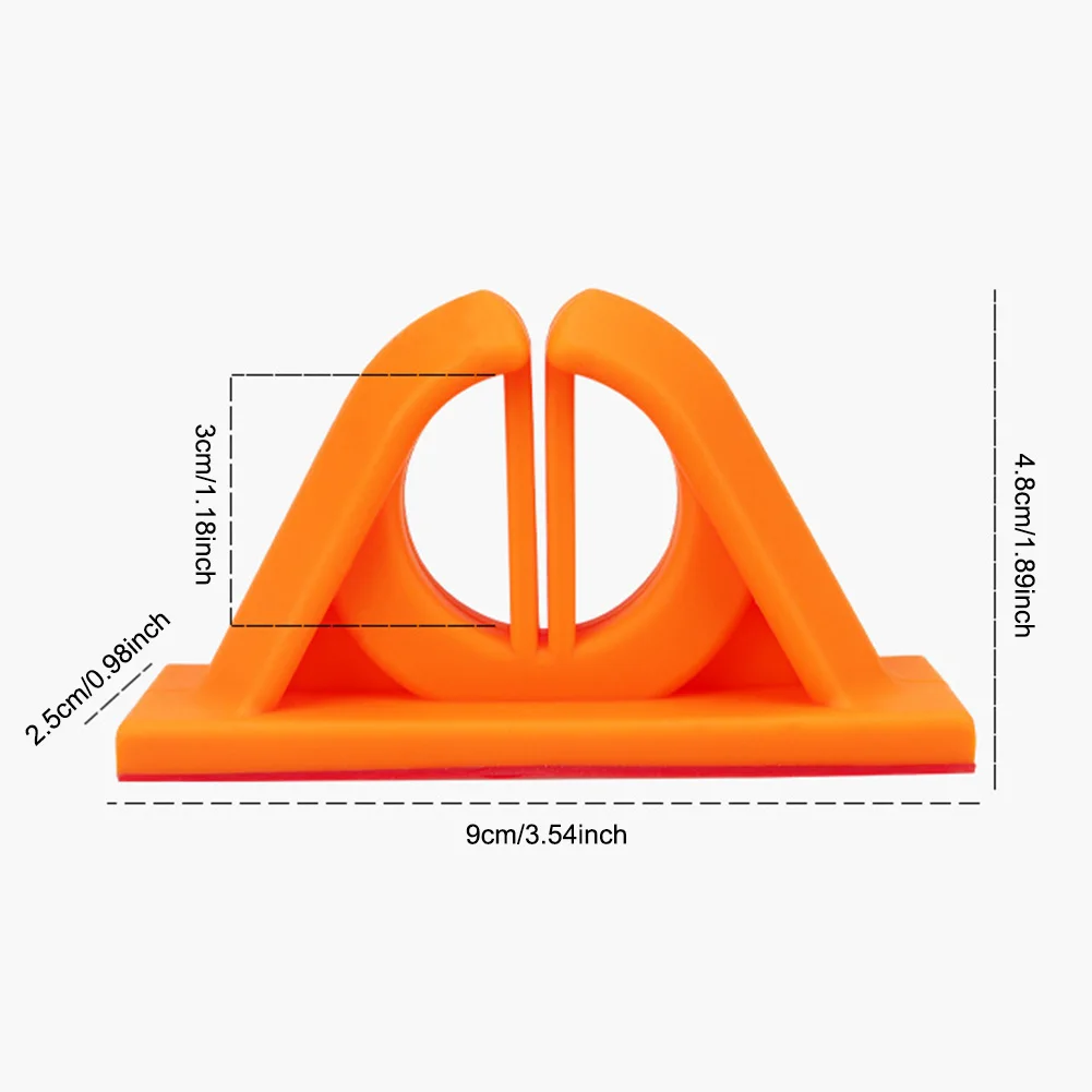 4 قطعة مشبك قضيب الصيد الحائط قصبة صيد خشبية حامل كليب تخزين الرف قوس عمودي لتخزين الجدار والمرآب