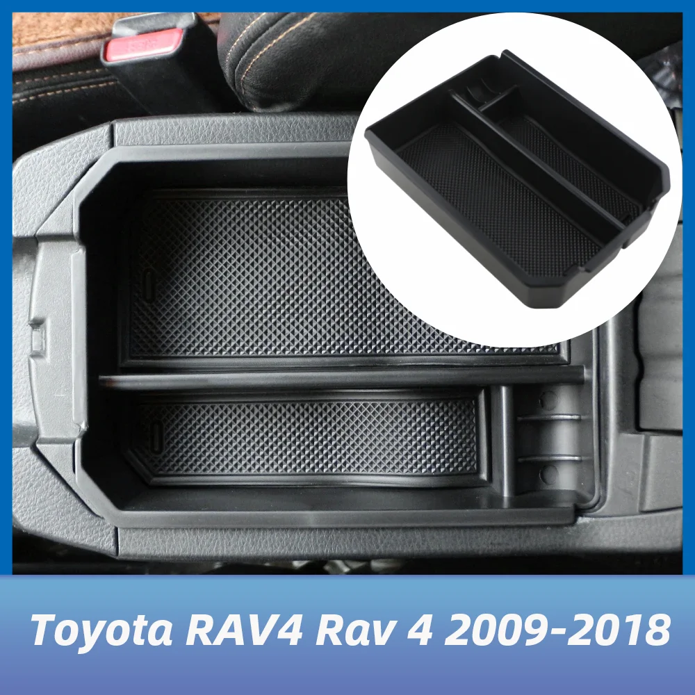 

Car Armrest Storage Box For Toyota RAV4 Rav 4 2009-2018 Glove Tray Storage Box Stowing Glove Case Tray Container Accessories
