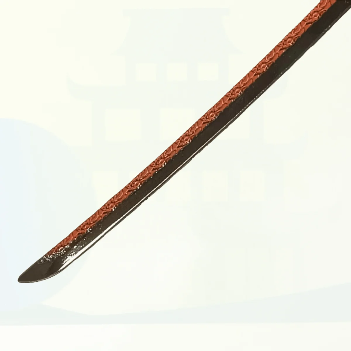 Épée Katana en métal Demon Slayer Kokushibou, 9.8 pouces, sabre de samouraï Original, couteau Ninja, sabre Katana, accessoires de Cosplay, jouet accessoire