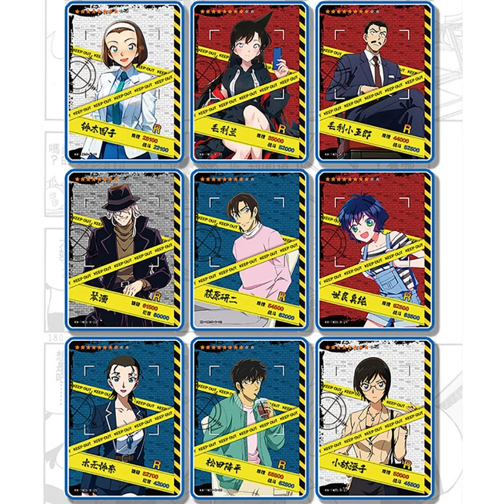 Little Frog Detective Conan Card Collection Famous Reasoning Anime Kudou Shinichi Hattori Heiji Experience Version Card Kid Gift