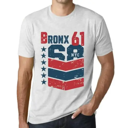 Men's Graphic T-Shirt Bronx 61 61st Birthday Anniversary 61 Year Old Gift 1963