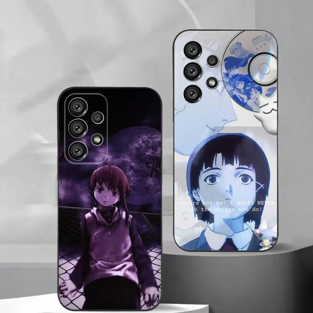 

Serial Experiments Lain Phone Case For Samsung S25,S24,S21,S22,S23,S30,Ultra,S20,Plus,Fe,Lite,Note,10,9,5G Black Cover