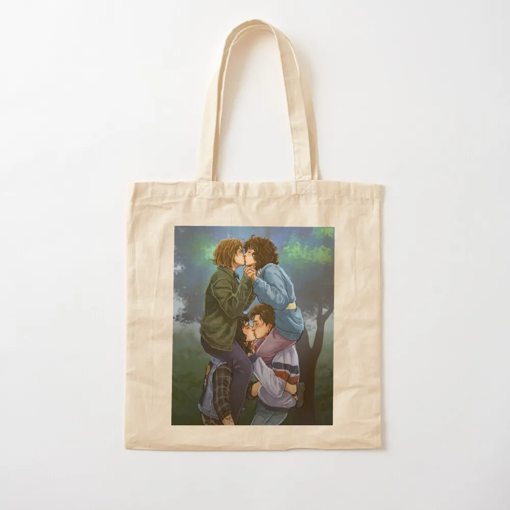 

Fruity Four double kiss Tote Bag Canvas shoping bag Canvas Tote Bag